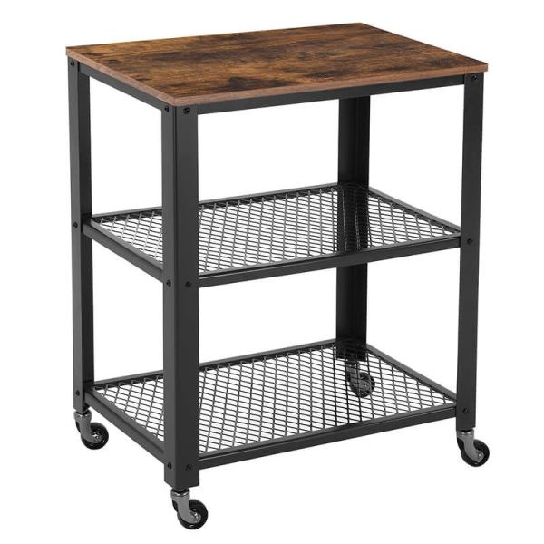 Kitchen Trolley Cart for Sale, Industrial Trolley Cart for Kitchen, Rolling Cart, Bar Trolley, LRC78X