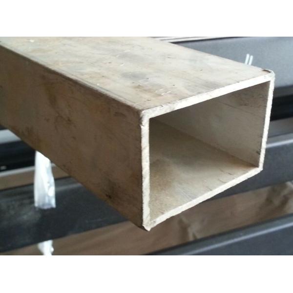 Алюминиевая квадратная труба 6063 Т5 трубка квадратной коробки 90 градусов Бендабле алюминиевая