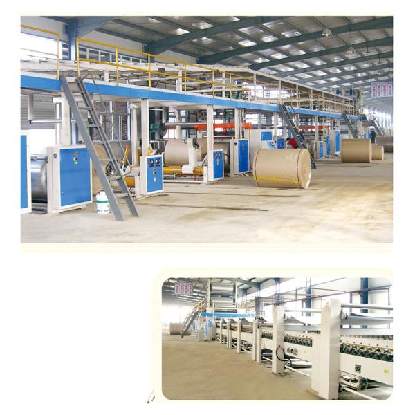 180kw Corrugated Board Production Line , Corrugated Board Making Machine