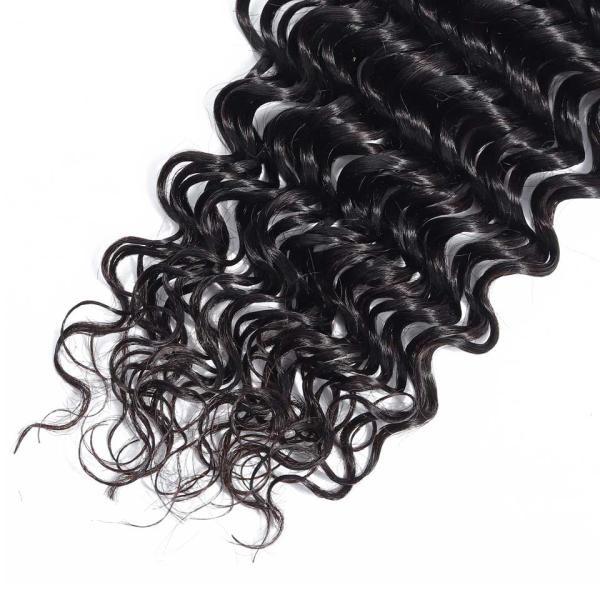 30 Inch Deep Wave Peruvian Hair / 100 Remy Human Hair Weave Shedding - Free