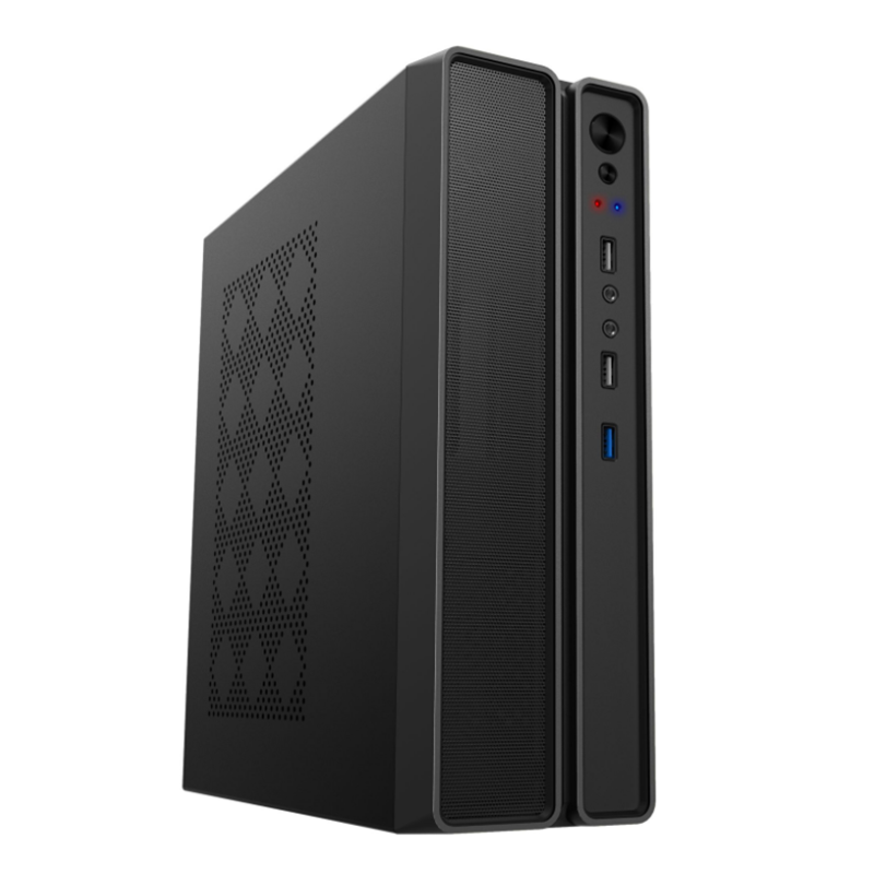 95mm Slim ITX/MATX Case, Fits 245mm GPU + 78mm Cooler, 4-Fan Support