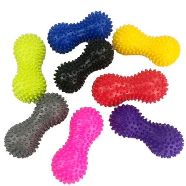 PVC peanut Spinball Yoga ball massage acupoint grip hedgehog ball plantar health muscle relaxation fascia ball