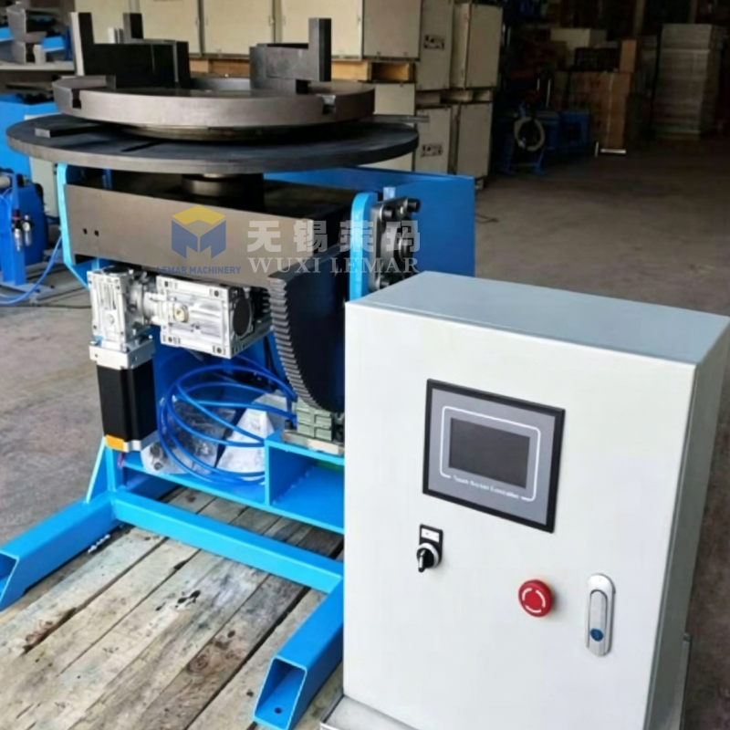 100kg CNC Welding Positioner Rotary Turning Table for Pipe Vessel Circular Welding