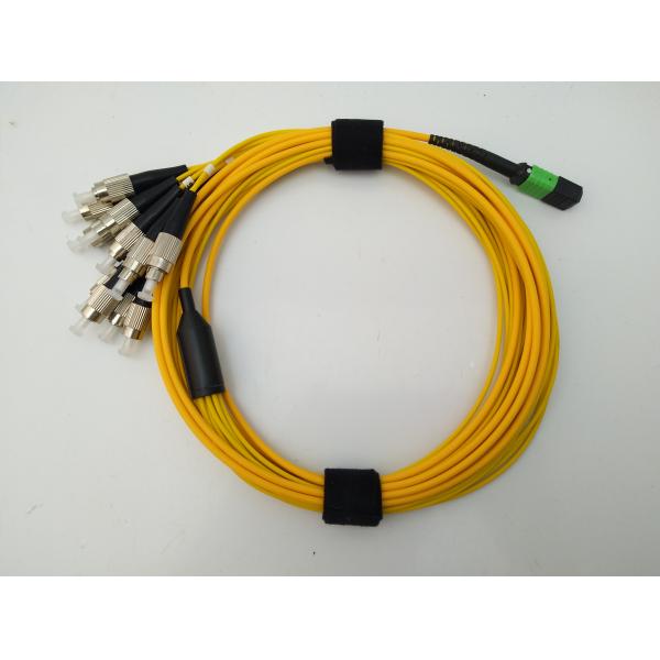 Simplex 12 Core FC UPC Breakout Mpo Fiber Cable