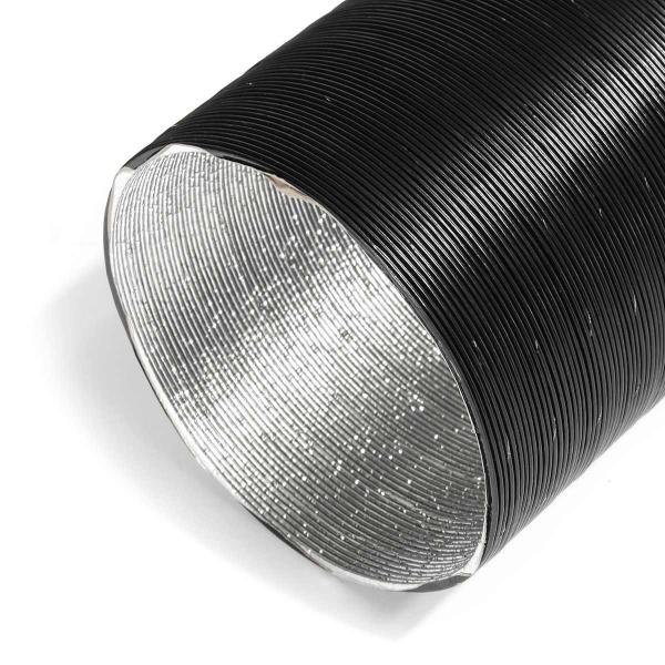 60mm 76mm 90mm Flexible Warm Air Duct Intake Outlet Exhaust Stretch Corrugated Hose Pipe For Webasto Eberspacher