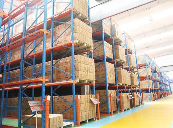 Powder Coated Drive In Racking System Cold Room Storage 500-2000KG/Pallet
