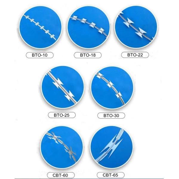 Hot Dipped Galvanized Concertina Razor Barbed Wire