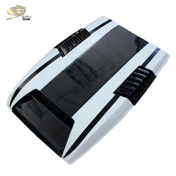 Black Car Bonnet Hood Scoop For Toyota Ranger T7 T8  2015-2017 2018-2021 Engine Guard Cover