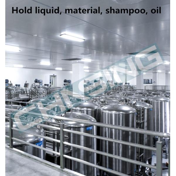 5000 litros de almacenamiento del tanque del buque de equipo químico de acero inoxidable del almacenamiento