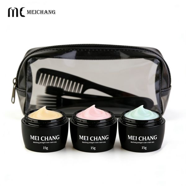 15G/20G/50G PETG High-Transparency Slant-Mouth Double-Layer Cream Jar(MC-P-534)