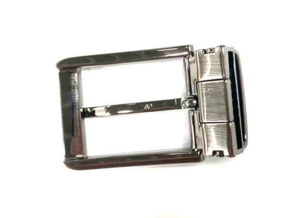 Único dente Pin Buckle Replacement For 1,38 polegadas (35mm) de correia larga com a cor escovada do Gunmetal liga de zinco