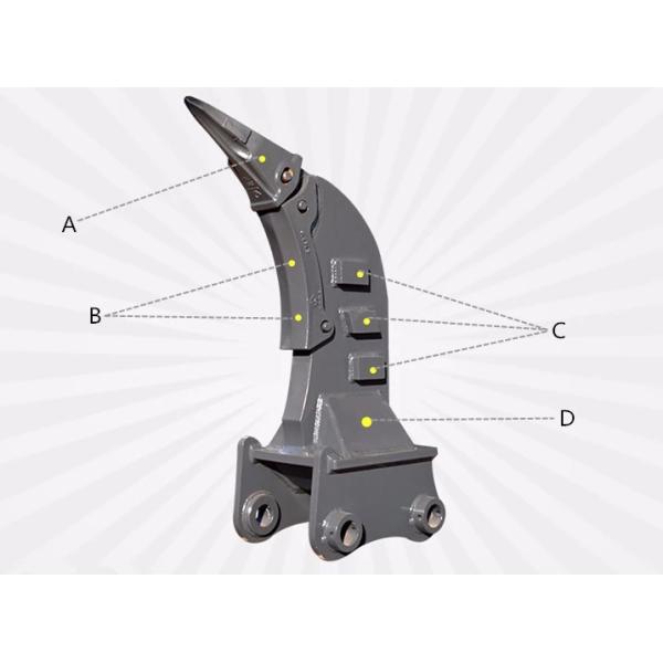 Excavator Rock Tooth Hydraulic Ripper Backhoe For Sale with backhoe ripper Construction Machinery Rock Ripper Excavator