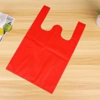 Anti Bacterial PP Laminated Non Woven T Shirt Bag Shrink Resistant