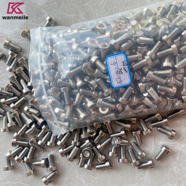 Gr5 DIN912 Titanium Taper Head Bolt Titanium Hexagon Head Bolt For Motorcycle And Bike
