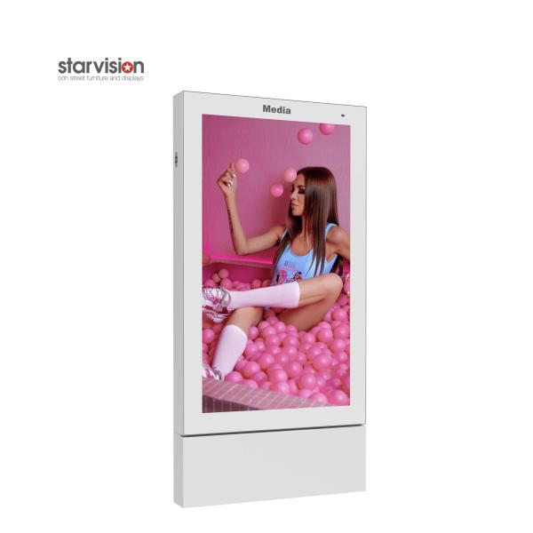 Signage 65inch 1080p AR de Digitas do suporte do assoalho 700cd/M2 que reveste a