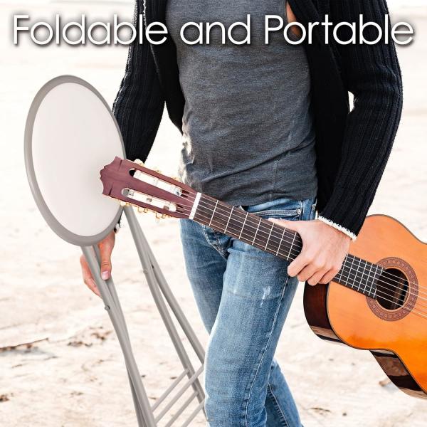 Foldable Kitchen Living Room Portable Indoor Counter Bar Stools Home Folding Stool