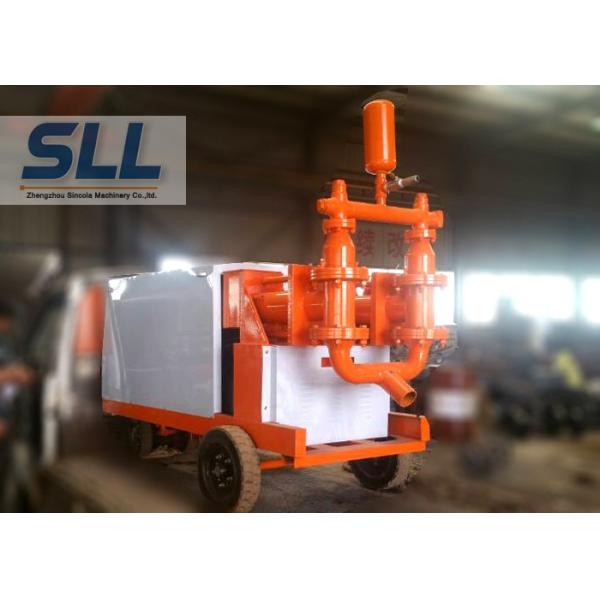 Fully Hydraulic Cement Mortar Pump Mobil Concrete Pump Fast Speed 110L min