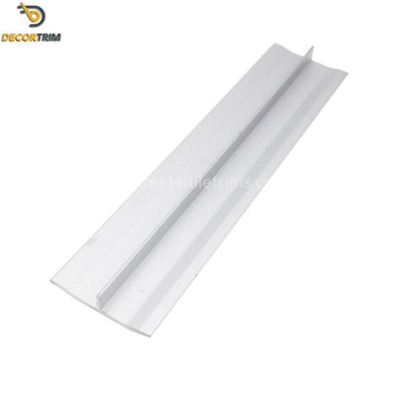 24.8mm Aluminium Floor Cover Strip , Anodized T Mould Transition Strip