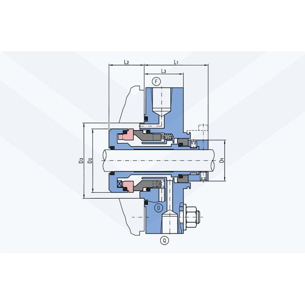 DEPAC Type 380 API Stationary Single Cartridge Mechanical Seal