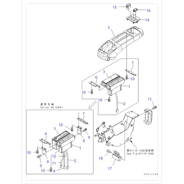 22B-979-1673 22B9791673 Panel Excavator Electric Parts For KOMATSU PC138 PC138US