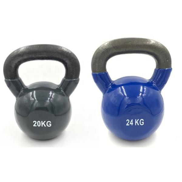 Competition Vinyl Painted Cast Iron Kettlebell Lifting Weights Fitness Equipment