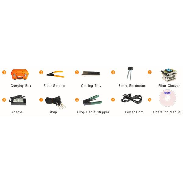 G.651 G.653 Fiber Optic Tools Handheld Small Fusion Splicer Optical Kit