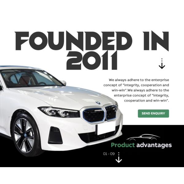 Максимальная скорость 180 км BMW i3 EV Boutique Car с 100% электроэнергией и 250 кВт