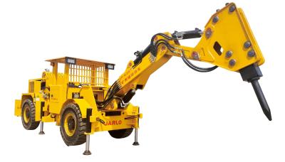 Esmagador de rocha de mineração subterrânea com dimensões de 7400x1850x2100 e potência do motor AC