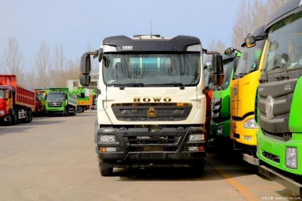 7.98 Square Concrete Mixer Truck with 6x4 8x4 Chassis Sinotruk HOWO TX 350 HP Diesel Fuel