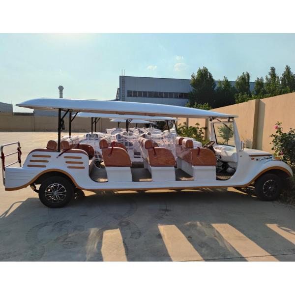 Электрический классический автомобиль 14 мест Винтажная тележка