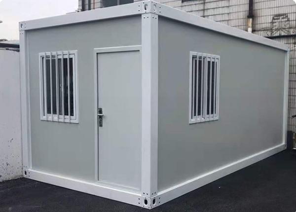 1 Door 3m 6m 7m Length Quick Made Easy Build Assembly 20ft Flat Pack Container House Office with Optional Toilet and Shower