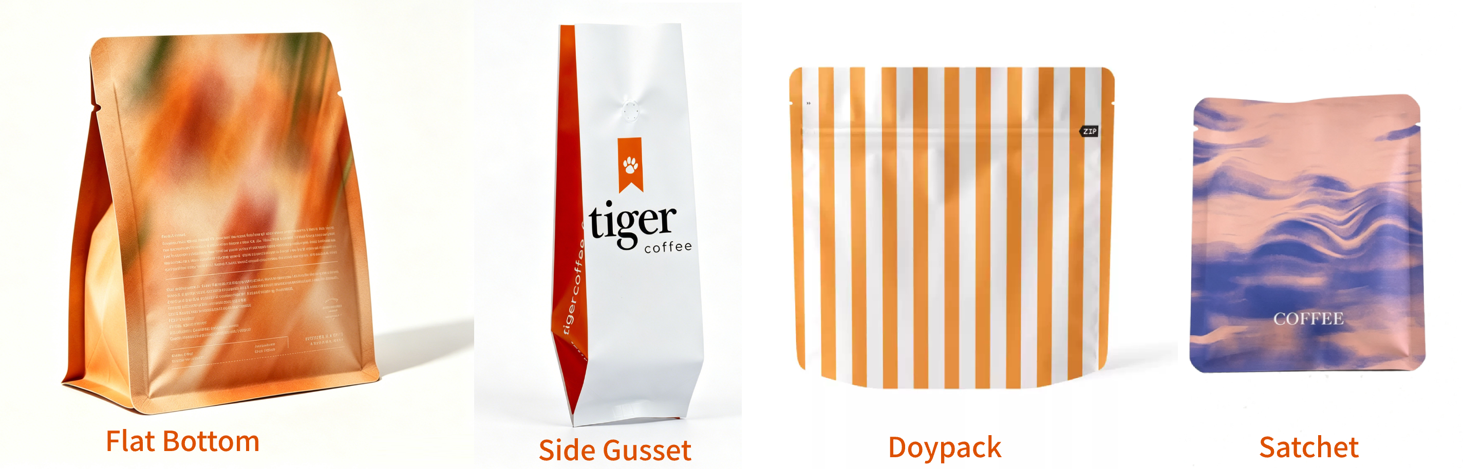 Single-Serve Drip Coffee Sachets & Sample Flat Pouches | Custom Printed 3 Side Seal Coffee Sample Bags For Hanging Drip Coffee OEM Packaging