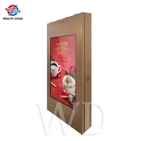 49 Inch Weather Resistant Wall Mounted Vertical Outdoor Sign