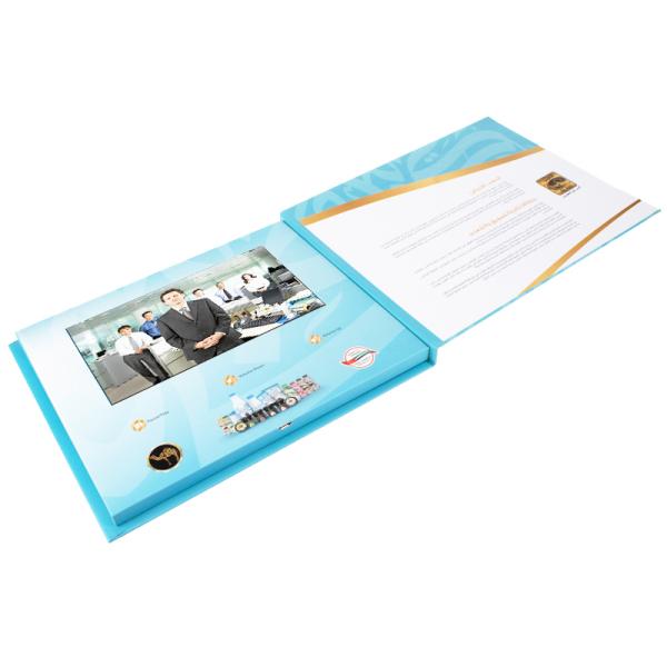 Economy Advantage LCD Video Book Perfect Business Gift with 600Amh-6000Amh Battery Capacity