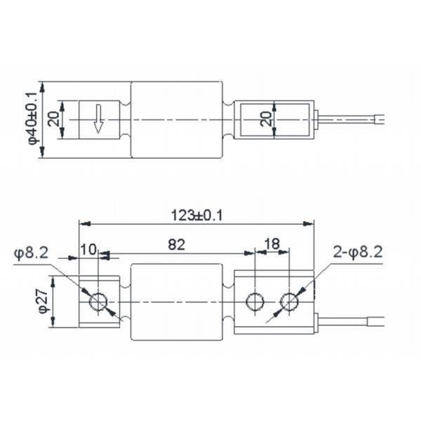 WL-129H Cellule de charge hygiénique 10-200 kg en acier inoxydable scellée pour les aliments et les médicaments