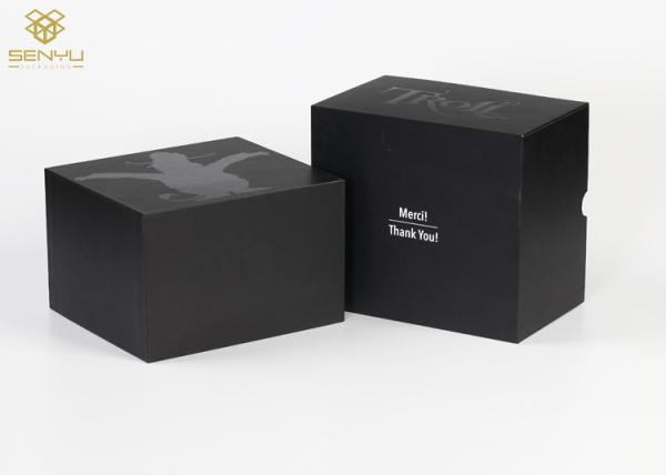 Handmade Mobile Accessories Packaging Headphone Packaging Box With Black Blister Insert