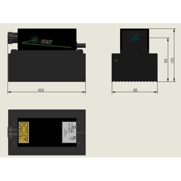2W to 5W Solid State Pump Green Laser with High Stability and Advanced Technology