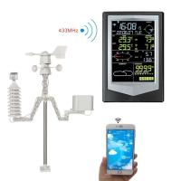 室外気温範囲 -40〜60°C 無線WIFI 天気ステーション カラーディスプレイ
