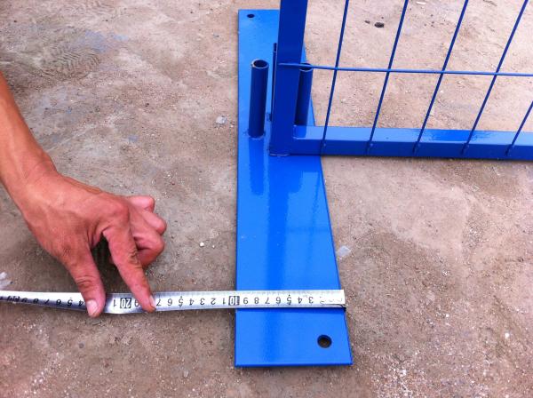 4’H/1220mm*8’W/2430mm canada standard temporary fence for crowd control powder  spacing 3x6 75mm x 100mm*9ga/3.6mm dia