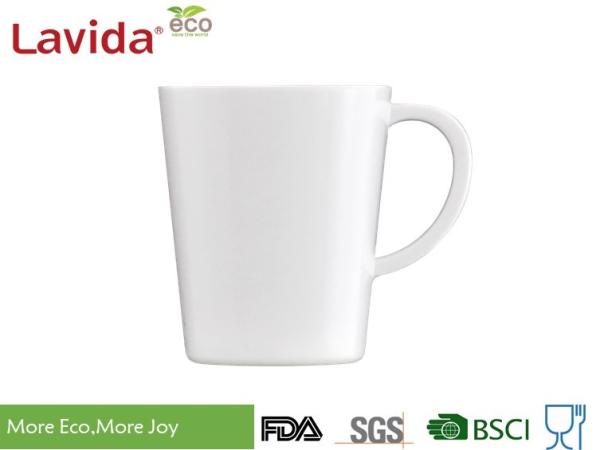 Unbreakable Melamine Coffee Cups Heavy Metal Free Non - Odor 275ml With Printing