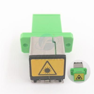 Adaptadores plásticos da fibra ótica do APC SC/APC do metal do auto adaptador bilateral do obturador