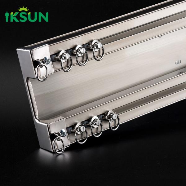 T5 Temper Aluminium Curtain Rail Track Heavy Duty Screws Mount