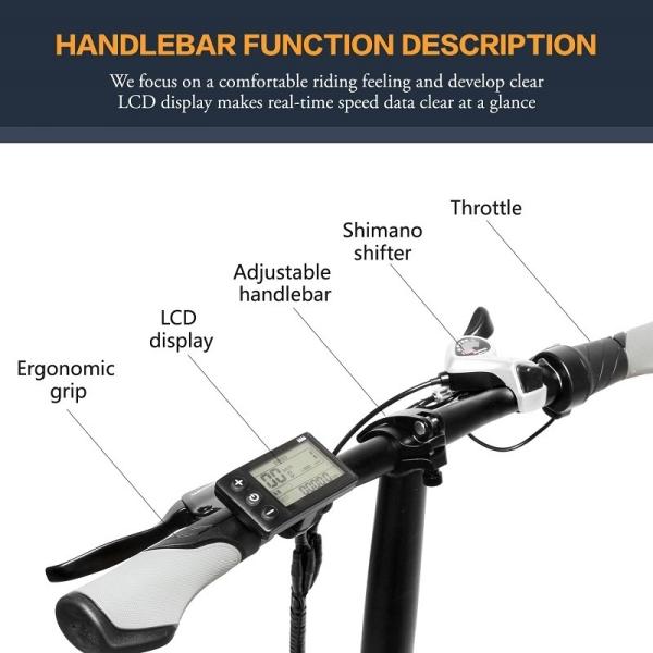 Lankeleisi 20 Inch Folding Electric Bike X2000 Plus Fat Tire Ebike