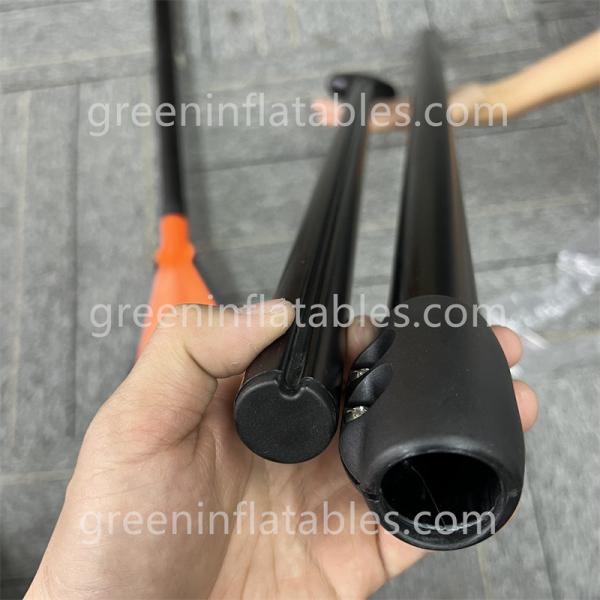 3 piece SUP canoe Paddle board paddle race reinforcement blade anti-twist buckle aluminum paddle factory direct sales