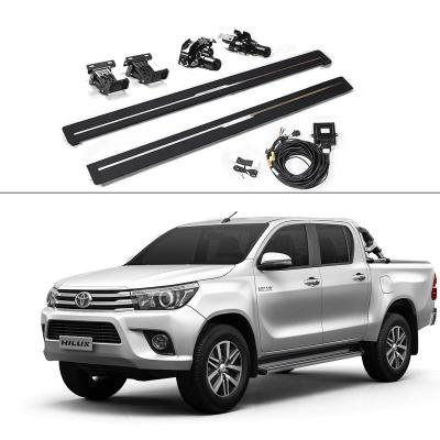 Hilux Vigo Foldable Running Boards Aluminum Alloy Hilux Side Step Waterproof 100%