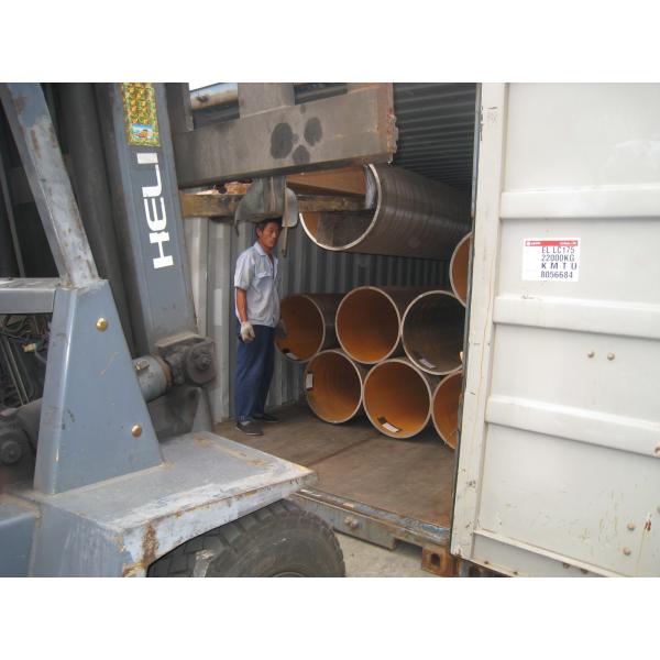 Heat Treated High Pressure Carbon Steel Pipe Seamless Structure ASTM A106 Standard