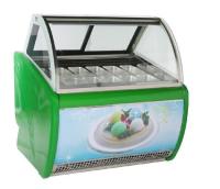 Congelador da exposição do gelado do compressor de Danfoss para o certificado do CE da loja de pastelaria
