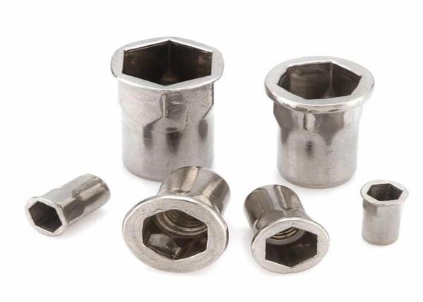 M8 M10 Half Hex Stainless Steel Rivet Nut Self Locking For Pharmaceutical Industry