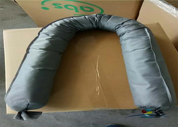 Grey Oil Absorbents Sock High Absorbency Polyethylene Oil Purifier