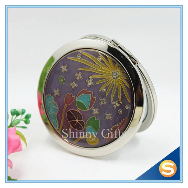 Shinny Gifts Hot Sale Factory Directly Makeup Mirror Small Metal Mirror